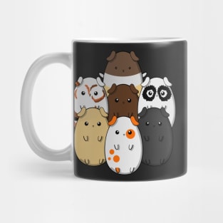 Guinea Pig Gang, a herd of cute guinea pigs having fun. Mug